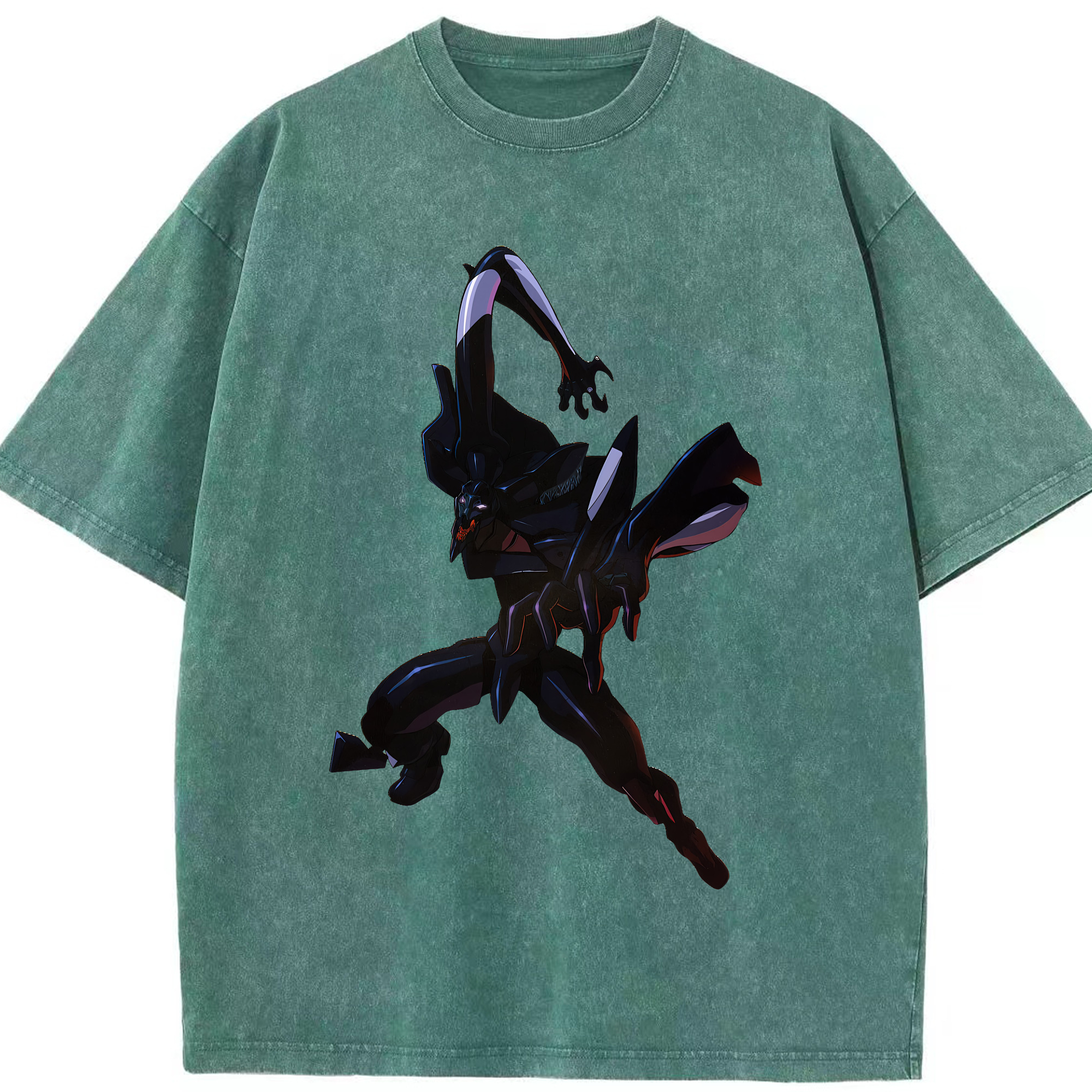 （画像用） EVA 新世紀エヴァンゲリオン 綿100% ヴィンテージ風 半袖Tシャツ（フロントプリント）